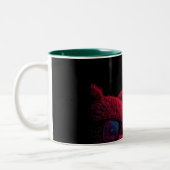 2 Couleurs Tasse à café Burning Ice Cube – Art de Feu & Glace (Gauche)
