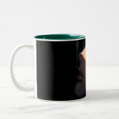 2 Couleurs Tasse à café Burning Ice Cube – Art de Feu & Glace (Gauche)