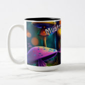 2 Couleurs Tasse à café Champignons Fantastiques (Gauche)