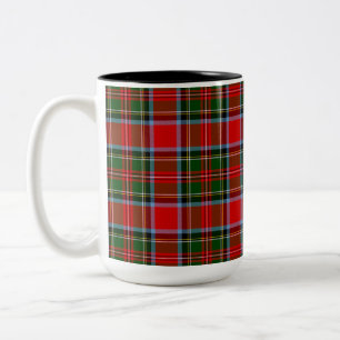 2 Couleurs Tasse à café Clan Stewart Tartan