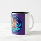 2 Couleurs tasse à café classique (Devant droit)