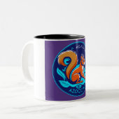 2 Couleurs tasse à café classique (Devant gauche)