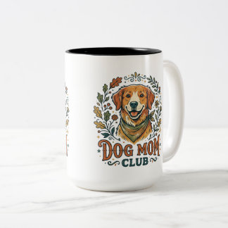 2 Couleurs Tasse à café Club Maman Chien Mignon