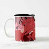 2 Couleurs Tasse à café Crimson Whispers (Gauche)