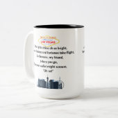 2 Couleurs Tasse à café de Las Vegas (Devant gauche)