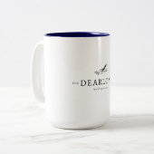 2 Couleurs Tasse à café Dearlona (Devant gauche)
