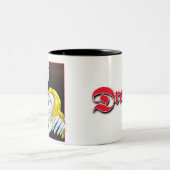 2 Couleurs Tasse à café design Dracula V1 (Centre)