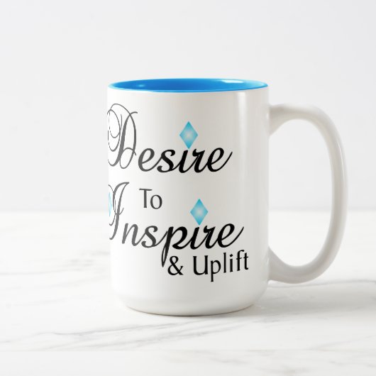 2 Couleurs Tasse à café Désir d'inspirer (Droit)
