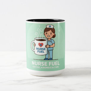 2 Couleurs Tasse à café d'infirmière drôle – Cadeau pour infi