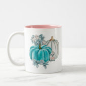 2 Couleurs Tasse à café douce automne citrouille (Gauche)
