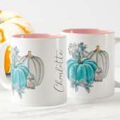 2 Couleurs Tasse à café douce automne citrouille