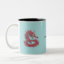 Tasse à café Dragon de la Mer Rouge