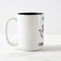 Tasse à café drôle Panda Bicolore
