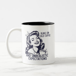 2 Couleurs Tasse à café drôle pour maman - Maternité surstimu