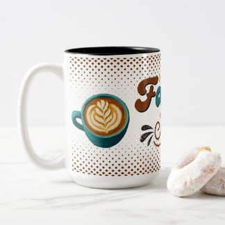 2 Couleurs Tasse à café Fauget | Tasse cadeau pour amateur de