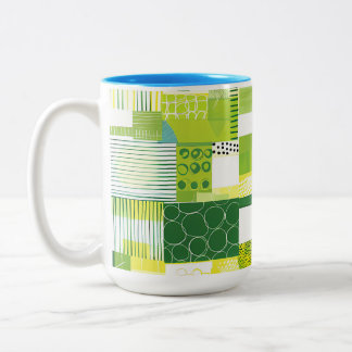 2 Couleurs Tasse à café florale tropicale colorée – Flux vibr