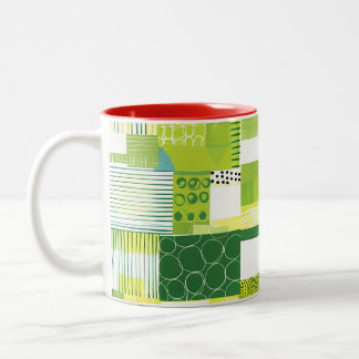 2 Couleurs Tasse à café florale tropicale colorée – Flux vibr