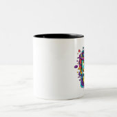 2 Couleurs Tasse à café folle (Centre)