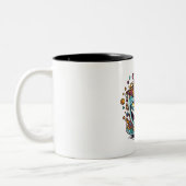 2 Couleurs Tasse à café folle (Gauche)