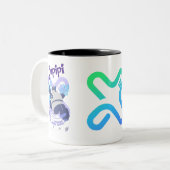 2 Couleurs Tasse à café Gupipi (Devant gauche)