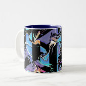 2 Couleurs Tasse à café hideuse (Devant gauche)