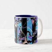 2 Couleurs Tasse à café hideuse (Devant droit)