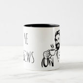 2 Couleurs Tasse à café 'Il brasse' 325 ml. (Centre)