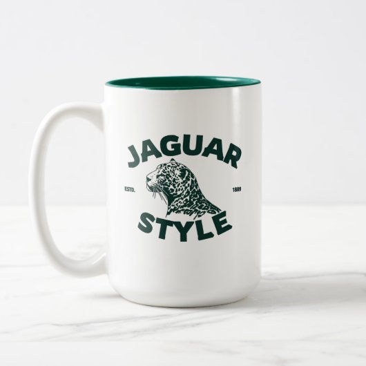 2 Couleurs Tasse à café Jaguar (Gauche)