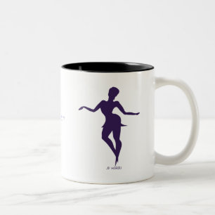 2 Couleurs Tasse à café JP MAROU Danse toute la nuit