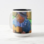 2 Couleurs Tasse à café Mississippi John Hurt (Devant gauche)