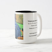 2 Couleurs Tasse à café Mississippi John Hurt (Devant droit)