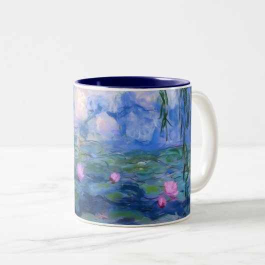 2 Couleurs Tasse à café Monet Nymphéas (Devant droit)