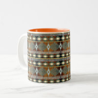 Tasse à café motif tribale du sud-ouest