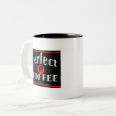 2 Couleurs Tasse à café parfaite (Devant gauche)