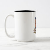2 Couleurs Tasse à café Pas un oiseau de nuit | Allergique au (Gauche)
