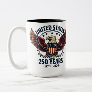 2 Couleurs Tasse à café patriotique