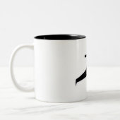 2 Couleurs Tasse à café pour avion expérimental Long Ez (Gauche)