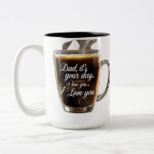 2 Couleurs Tasse à café pour papa (Gauche)