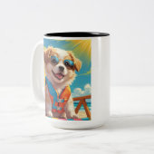 2 Couleurs Tasse à café pour Papa (Devant gauche)