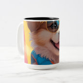 2 Couleurs Tasse à café pour Papa (Devant gauche)