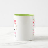 2 Couleurs Tasse à café « Progrès plutôt que perfection » (Centre)