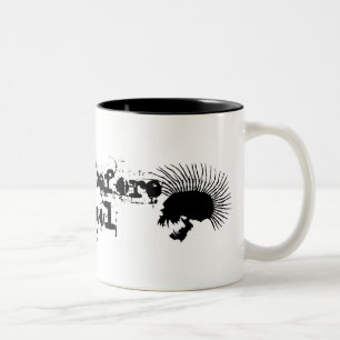 2 Couleurs tasse à café punk