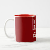 2 Couleurs Tasse à café rouge rétro (Gauche)