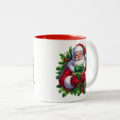 2 Couleurs Tasse à café Santa (Devant droit)