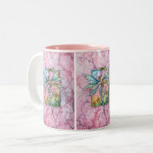 2 Couleurs Tasse à café Spring Fairy par Molly Harrison (Devant gauche)