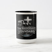2 Couleurs Tasse à café standard 15oz. (Centre)