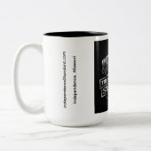 2 Couleurs Tasse à café standard 15oz. (Gauche)