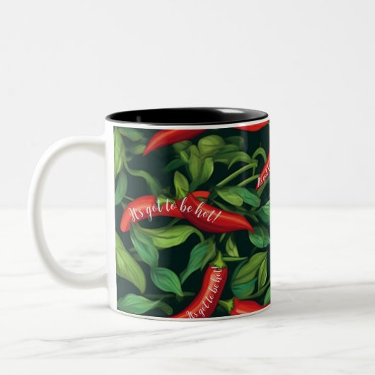 2 Couleurs Tasse à café sur le thème du piment chili « Ça doi (Gauche)