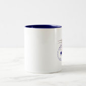 2 Couleurs tasse à café timbre liberté (Centre)