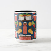 2 Couleurs Tasse à café unique | Idée cadeau café (Centre)